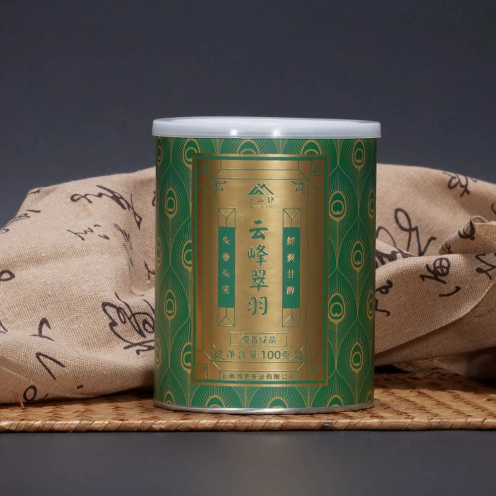 云守中 守山静 云峰翠羽 栗香绿茶100g/罐
