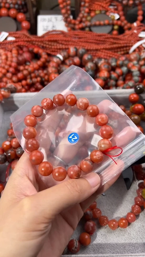南红玛瑙手串未镶嵌11