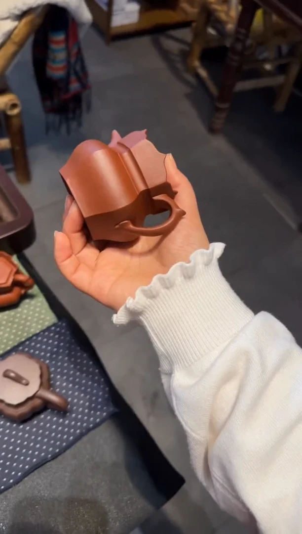 【闪购商品】紫砂茶壶朱泥小僧帽135CC