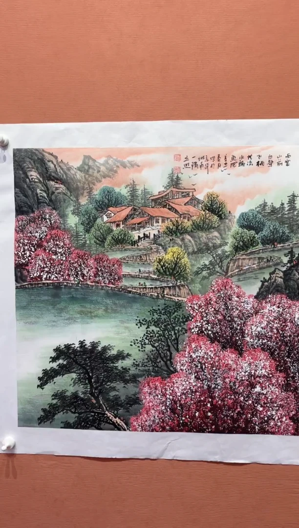 国画师立照老师国画作品