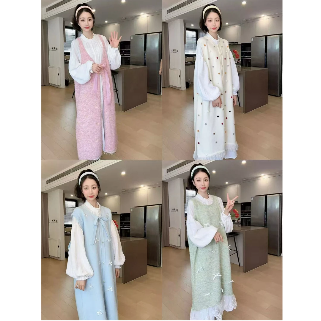 小玉推荐《编码601-800》新款马甲外套裙