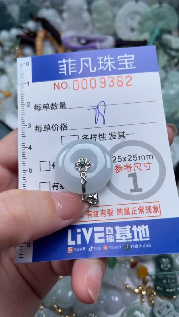 翡翠未镶嵌颈饰00..9362