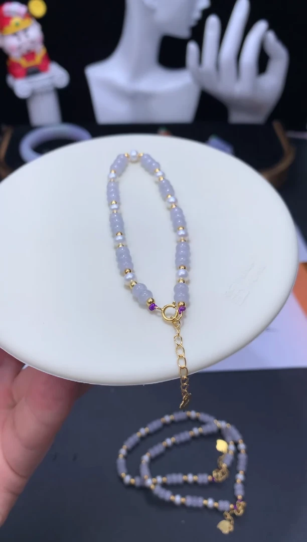 颈饰银S925镶嵌翡翠48小时鉴赏期 退货不扣服务费