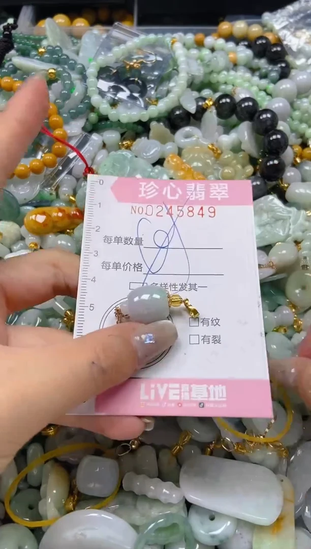 翡翠未镶嵌颈饰闪购0245849多样性发其一