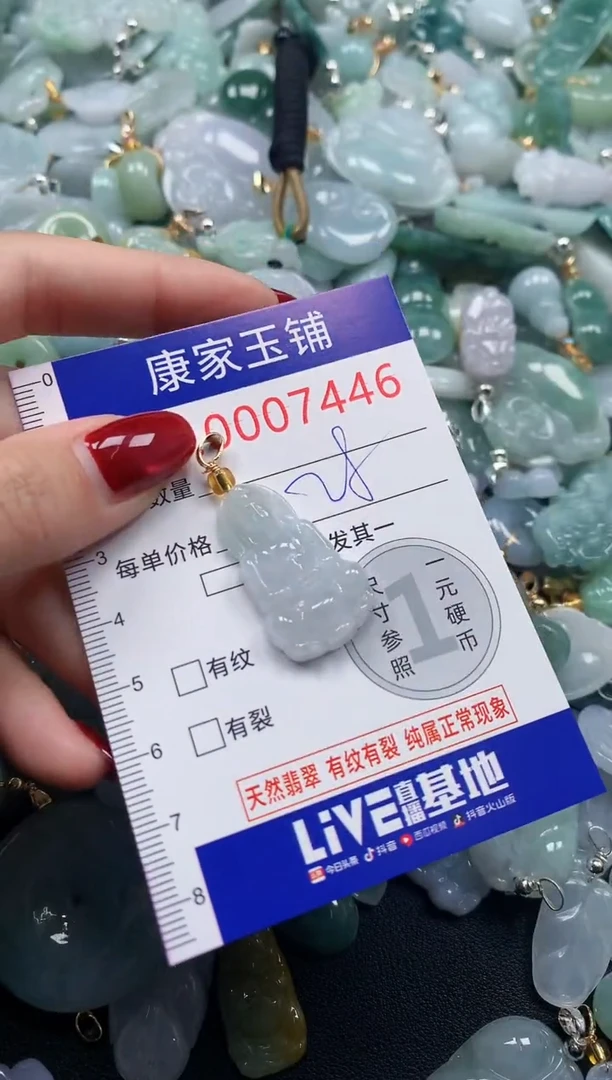 颈饰未镶嵌翡翠7446