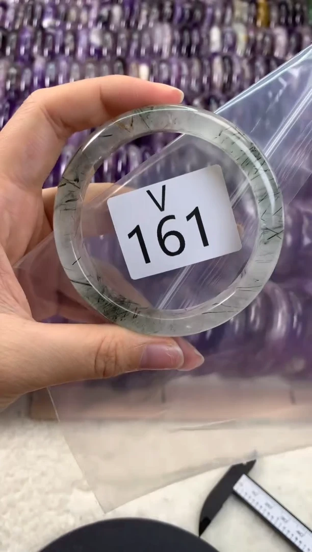 【闪购商品】水晶水晶手镯V未镶嵌161-59