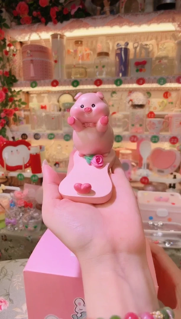 摆件品质好发货快放心拍！屁屁猪手机支架