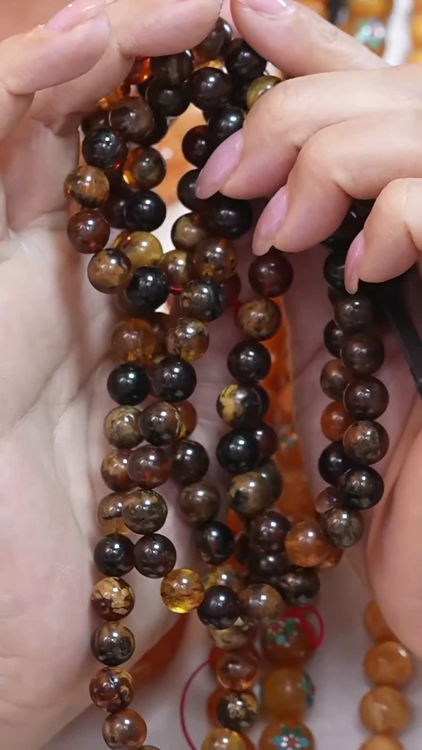 琥珀颈饰未镶嵌8713天然蜜蜡珠宝奇石云端妖孽全部保真
