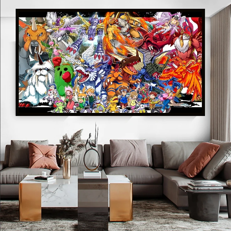 【数码宝贝】动漫装饰挂画4080