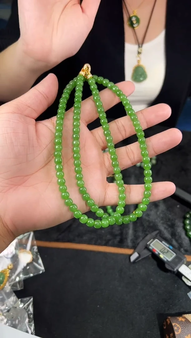 项链未镶嵌和田玉多样性发一HL7724082