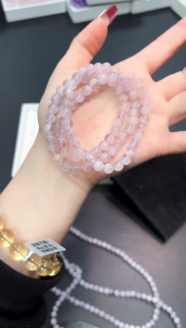 【闪购商品】水晶手串未镶嵌80A4多样性发其一/1条默认微瑕