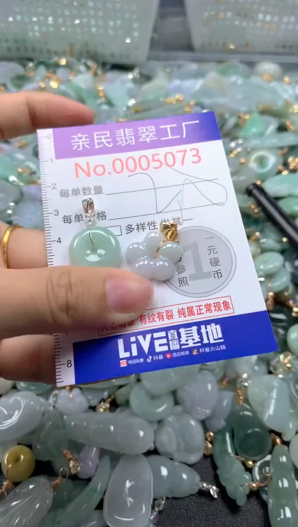 吊坠(不含链)未镶嵌翡翠5073