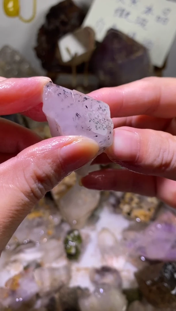 未镶嵌珠宝半成品水晶83号四川超七花园水晶