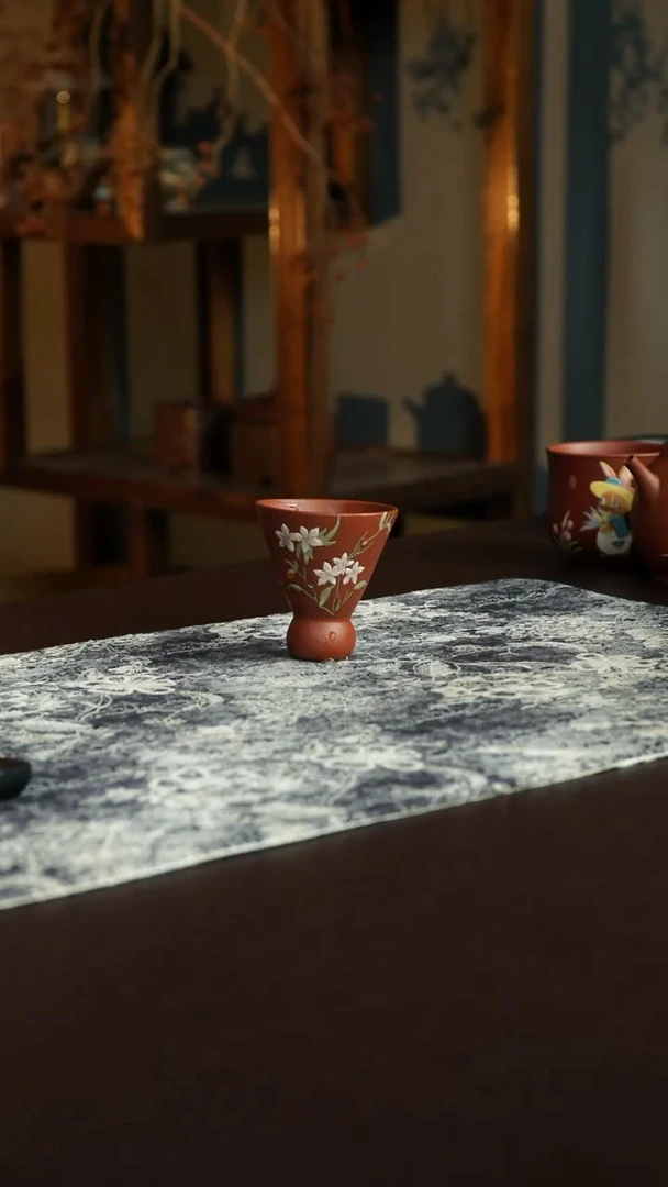 茶杯紫砂40号宜兴紫砂原矿作品