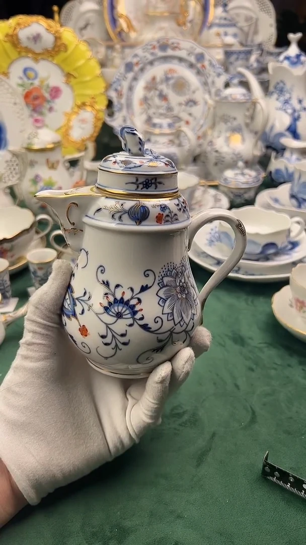 瓷片梅森赤红金洋葱小磕碰