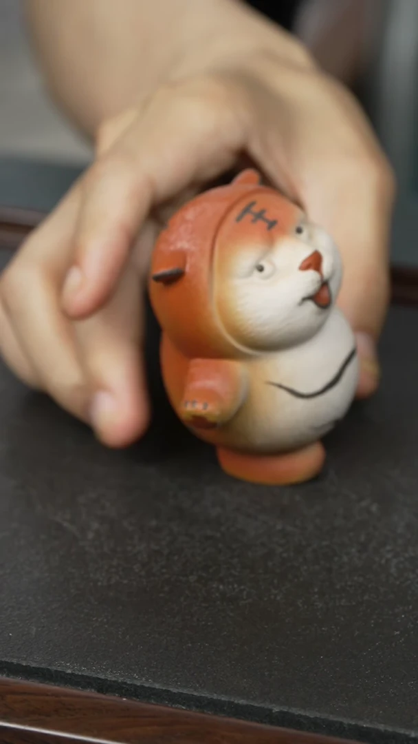 紫砂茶宠紫砂老虎