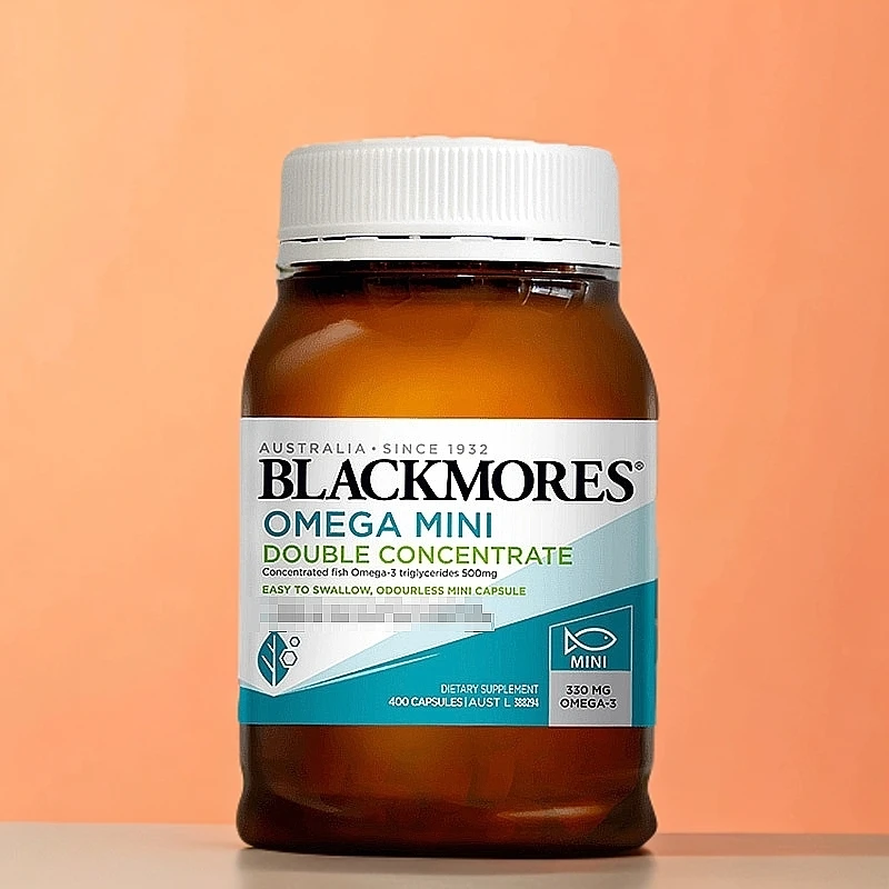 澳佳宝柠檬味高浓度迷你鱼油胶囊400粒/瓶