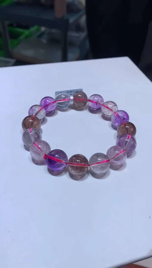 【闪购商品】水晶手链未镶嵌13mm左右仙女超七手链