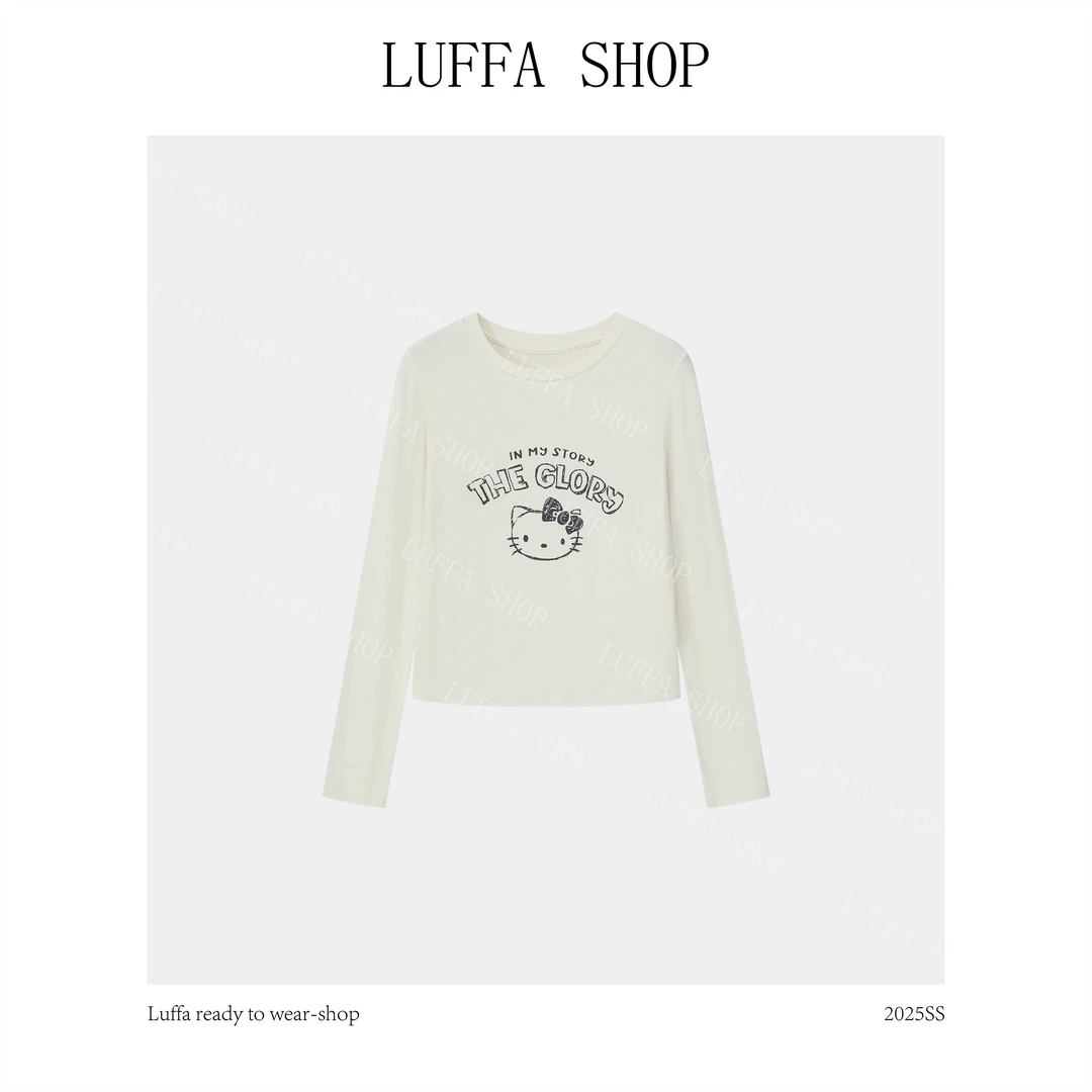 【Luffa shop】“柔白繆梦”韩系小众设计感上衣SY20250813