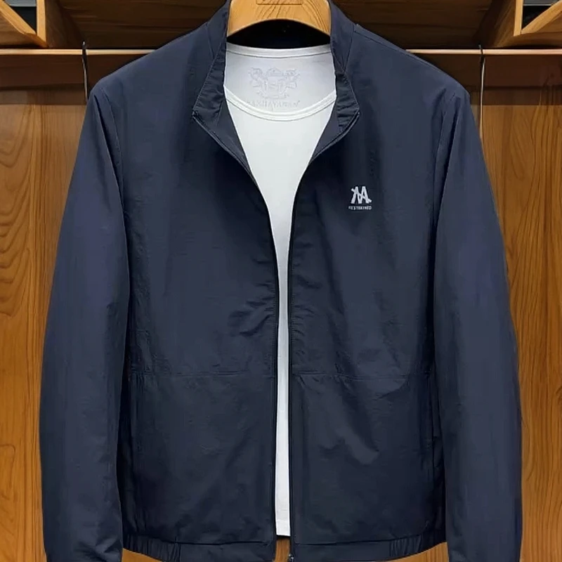 MODEK KODEK男士百搭春秋新款轻奢立领夹克外套商务休闲时尚上衣