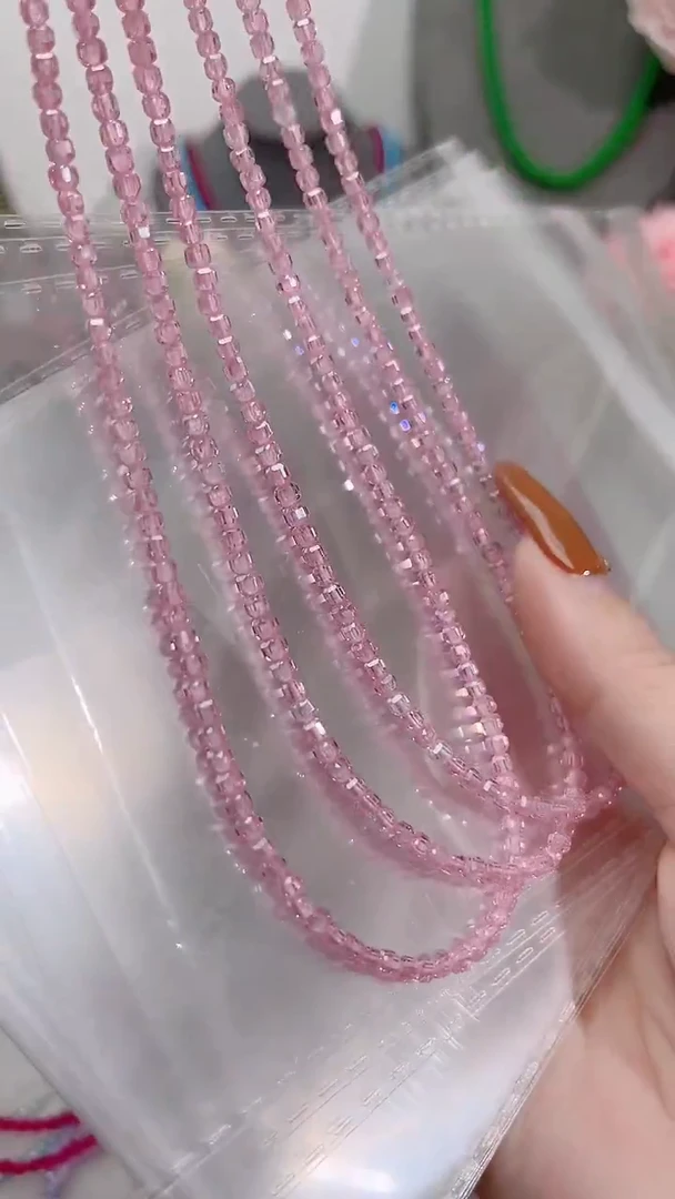 颈饰银S925镶嵌托帕石粉方99