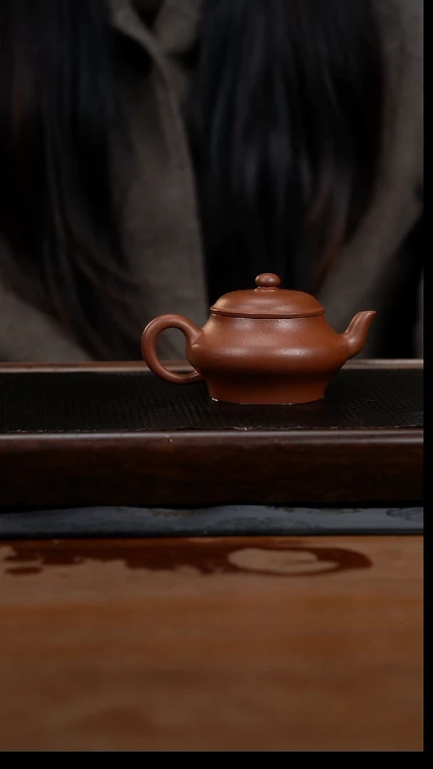 茶壶紫砂160cc黄龙山原矿朱泥神灯13