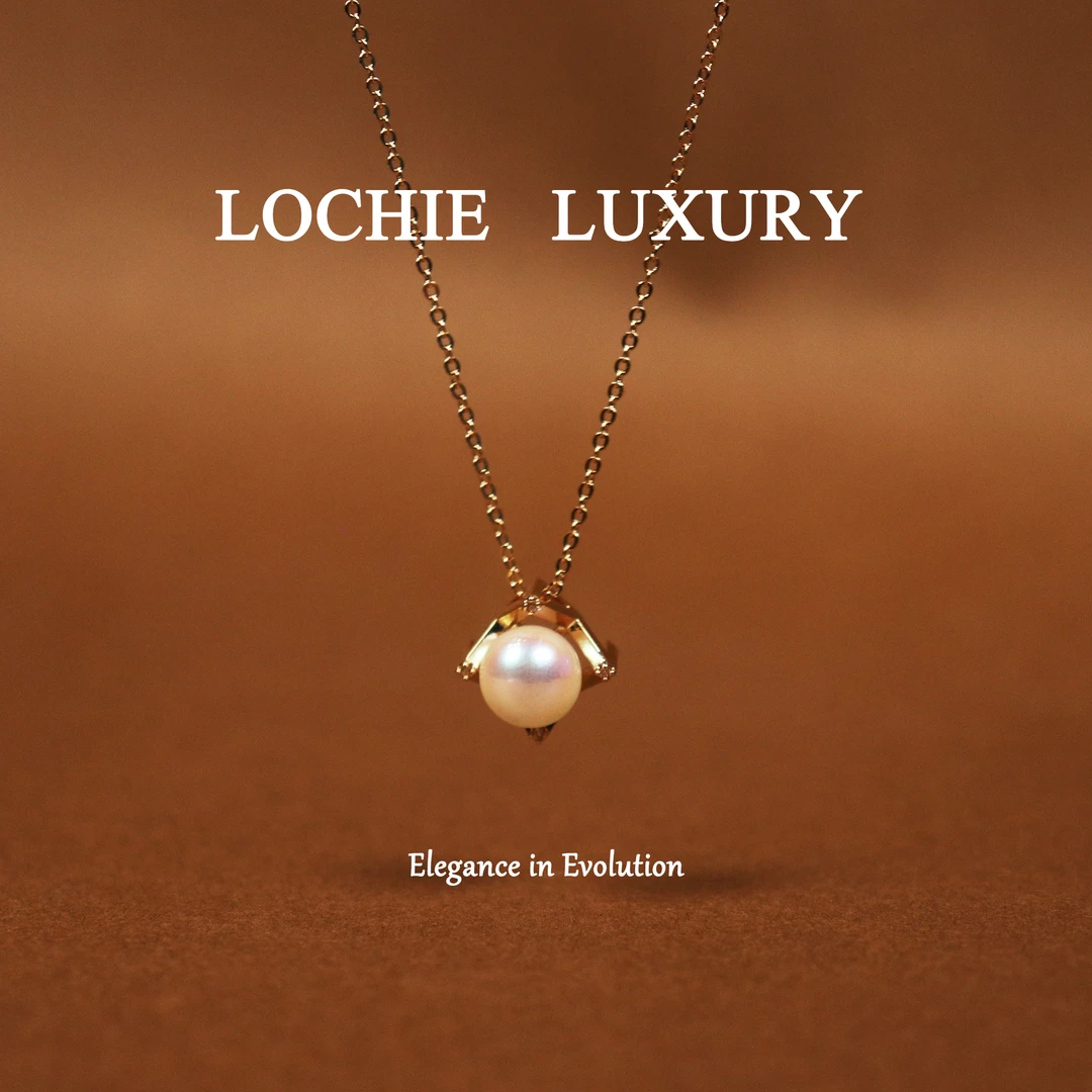 铜项链 【千灯尽雪】L253新中式风时尚小众气质珠珠吊坠项链