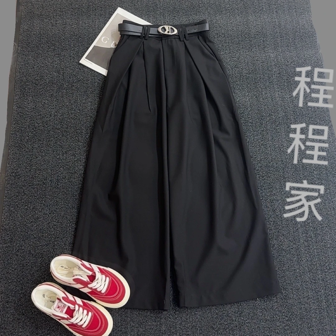 【程程自留】时尚阔腿西装裤