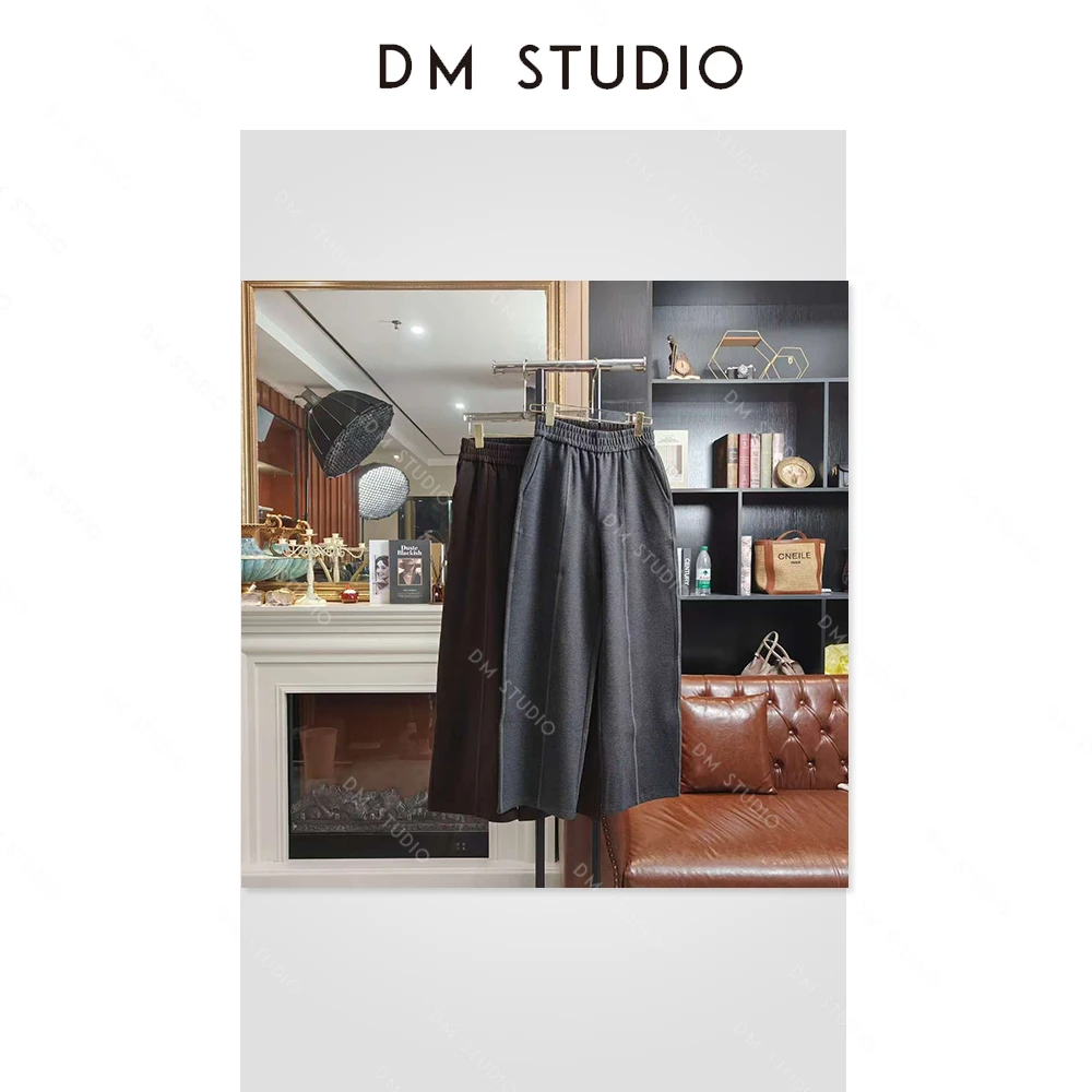 【DM】 小自由 | 桑蚕丝+绵羊毛 秋冬加厚窄版小直筒裤 990126