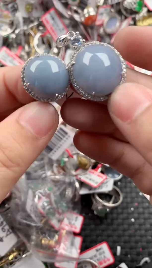 银S925镶嵌戒指翡翠88888   4