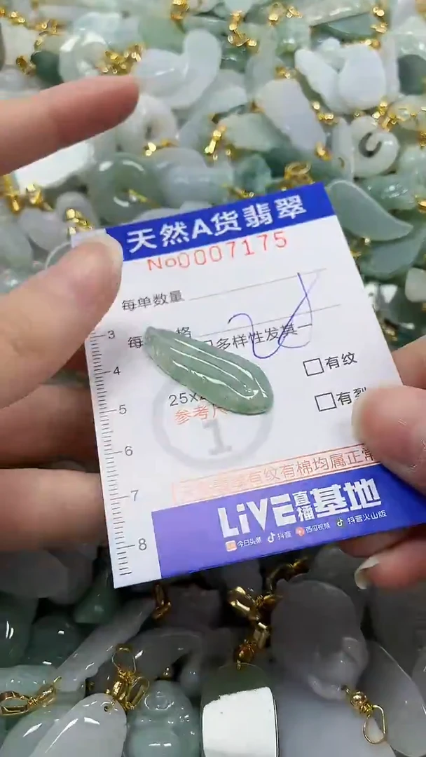 颈饰未镶嵌翡翠纯天然a货翡翠