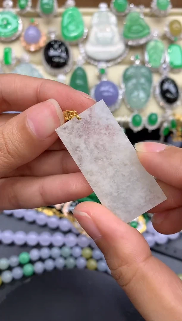 【闪购商品】翡翠颈饰18K金镶嵌137-中国好珍宝