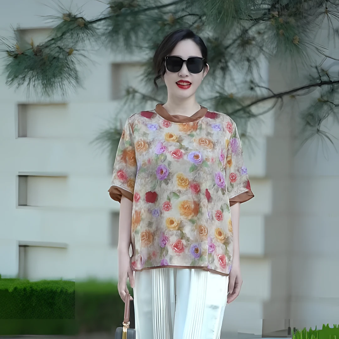 新款轻奢优雅百搭显瘦衬衫上衣33213