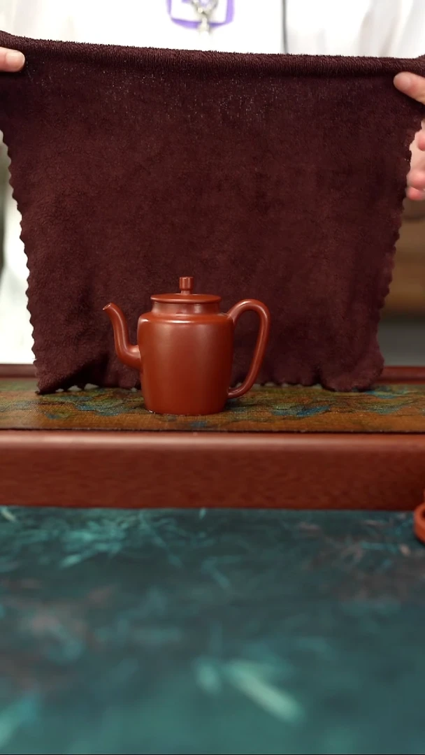 茶杯紫砂5.28   朱泥大红袍 紫砂壶