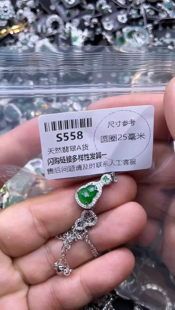 【闪购商品】翡翠颈饰未镶嵌S558项链