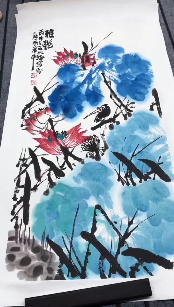 精品国画花鸟作品