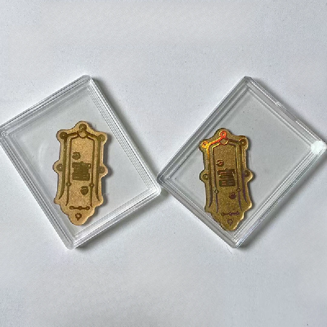 非金属亚克力婚庆饰品 【逍遥严选】金箔富富富手机贴*JS/48/