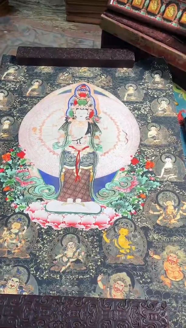 卷轴画路路的唐卡tk160