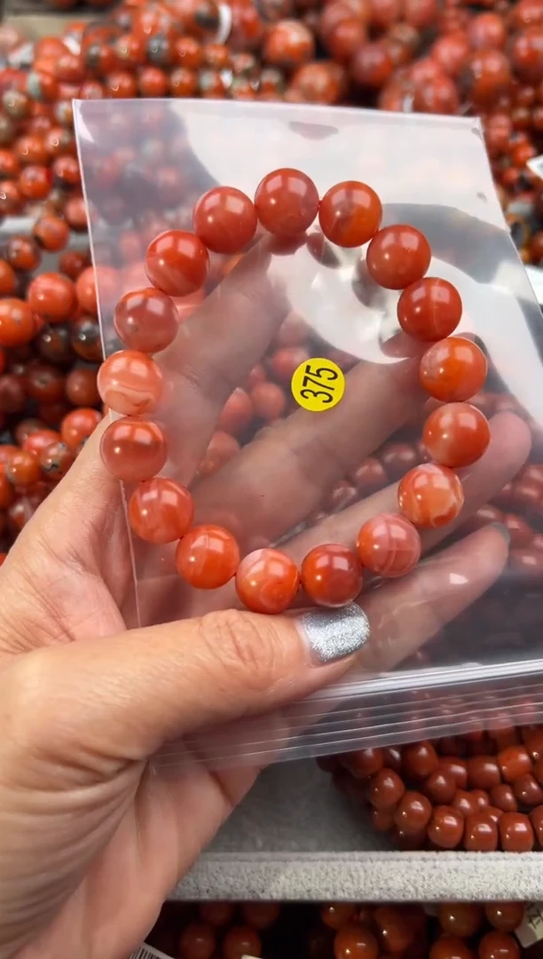 未镶嵌手串南红玛瑙12+