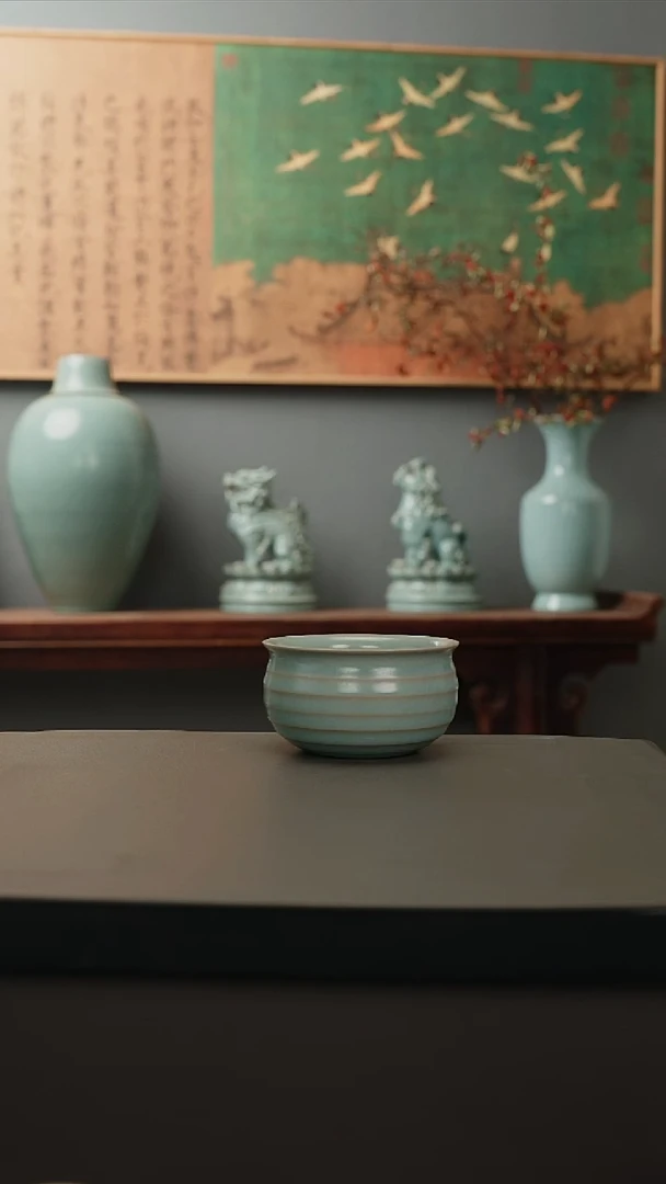 原产地原矿    弦纹杯