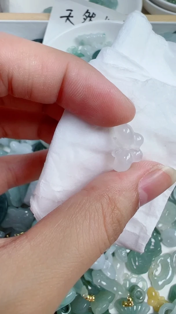 散珠翡翠596号链接，A货翡翠