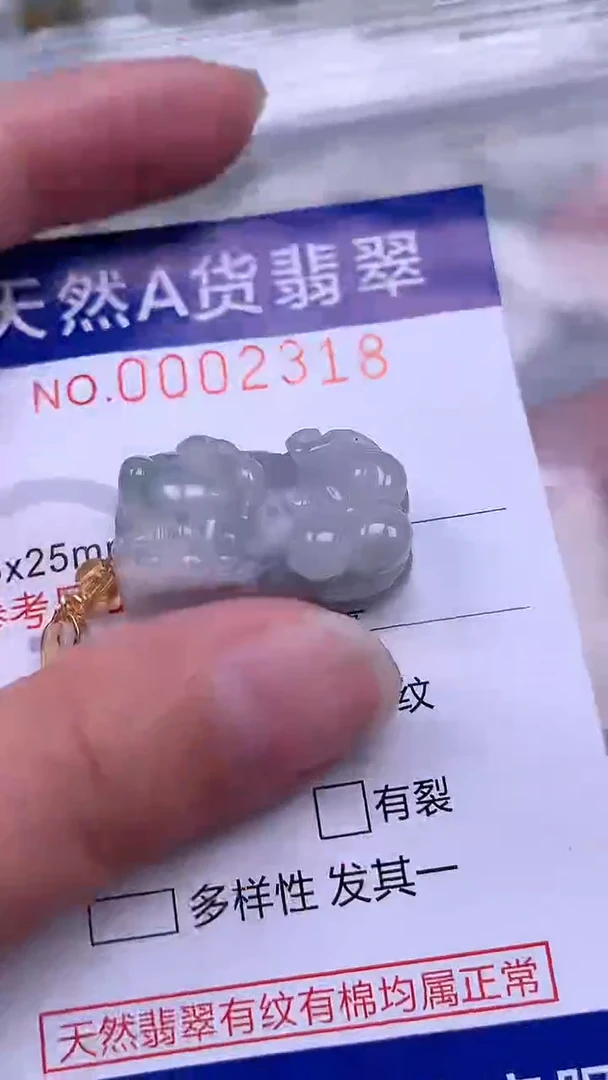 翡翠未镶嵌吊坠(不含链)1