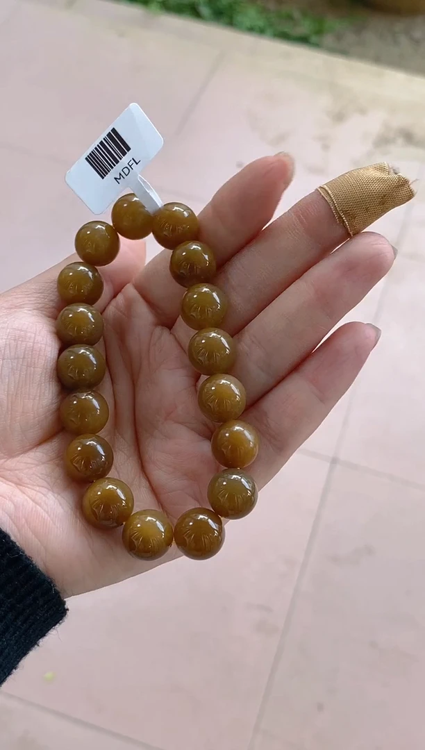 未镶嵌手串和田玉卡12