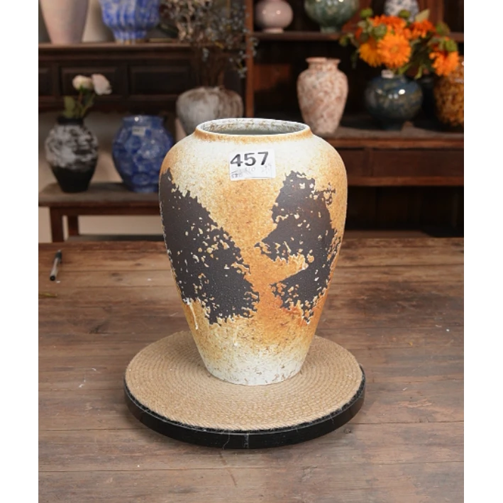 457景德镇陶瓷花瓶侘疾风花瓶插花客厅玄关摆件250*100