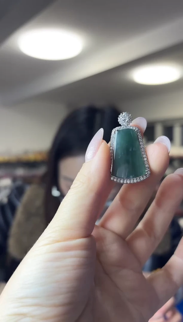 颈饰未镶嵌翡翠（多样性发一件）