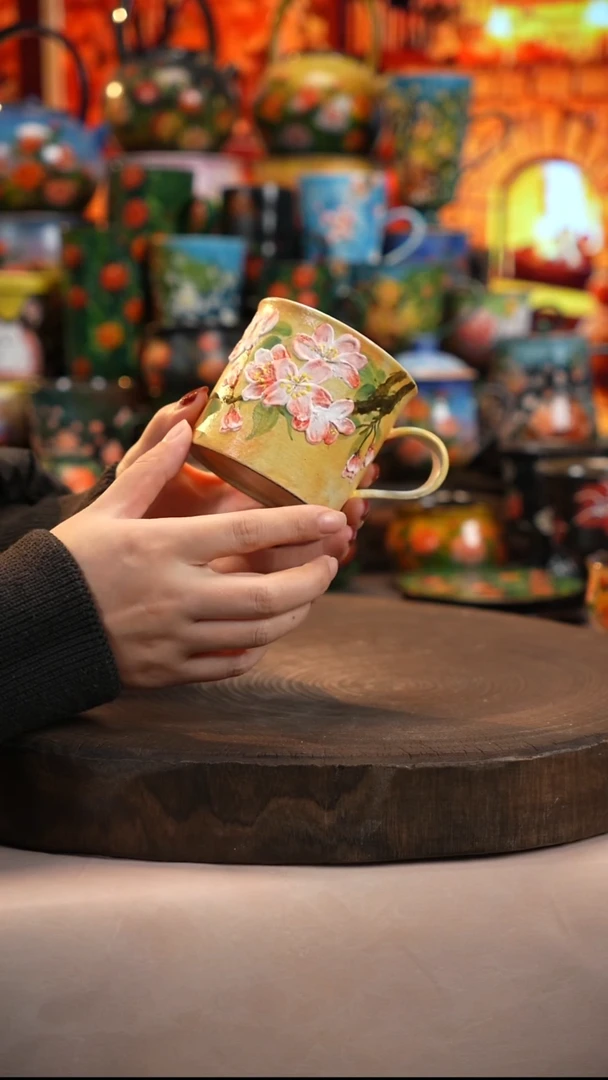 油画   釉下彩   杯子