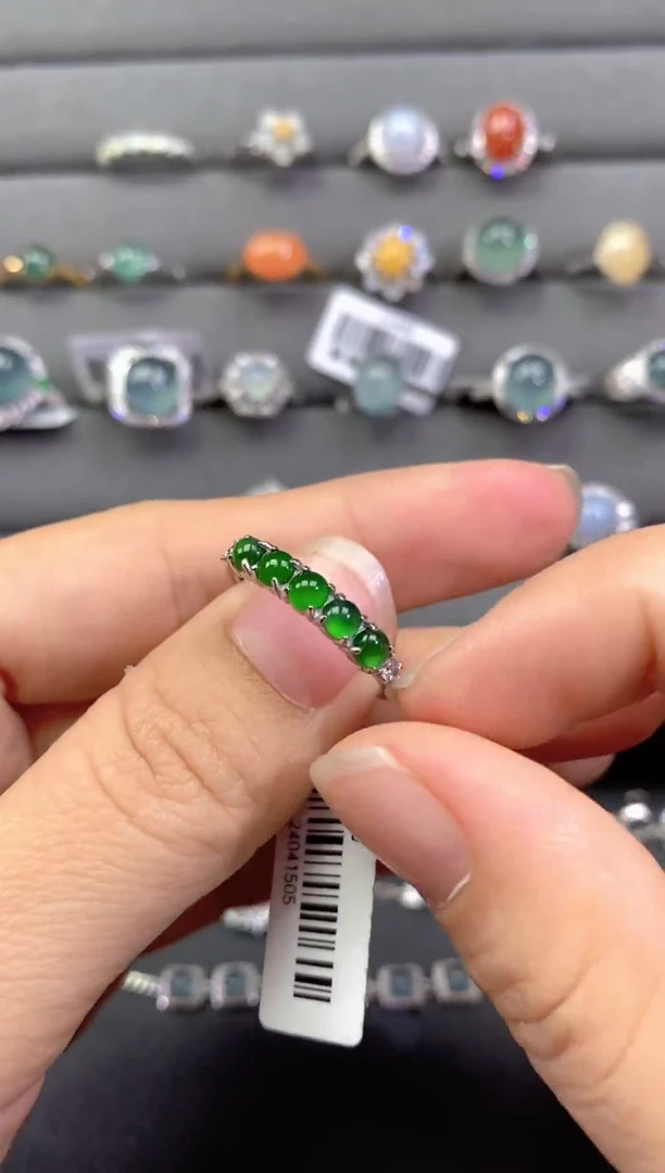 未镶嵌戒指翡翠天然A货翡翠