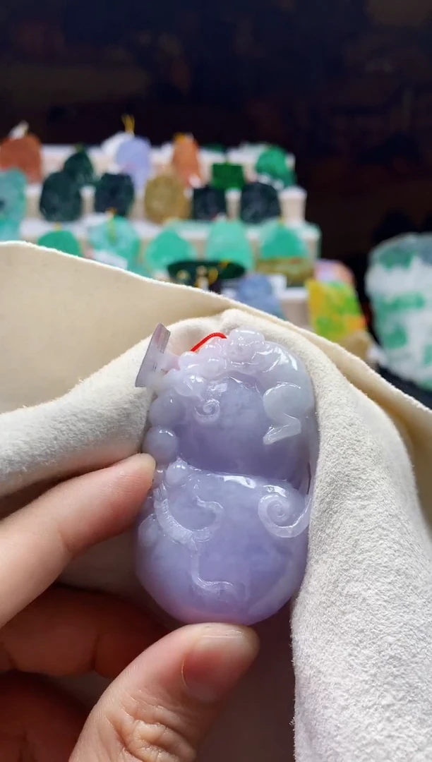 颈饰未镶嵌翡翠天然A货翡翠