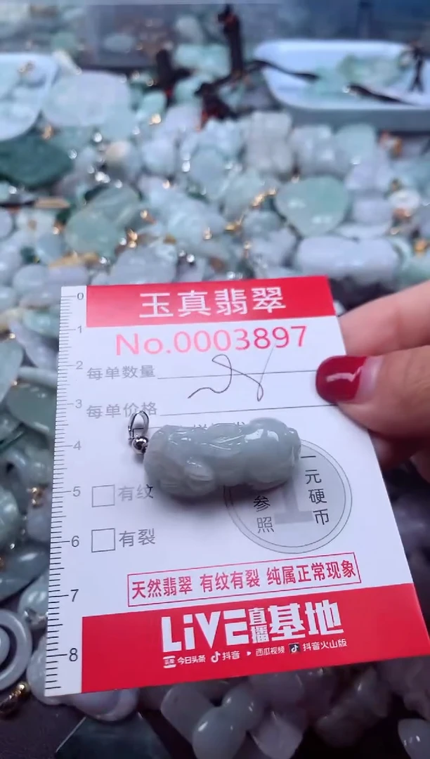颈饰未镶嵌翡翠3897