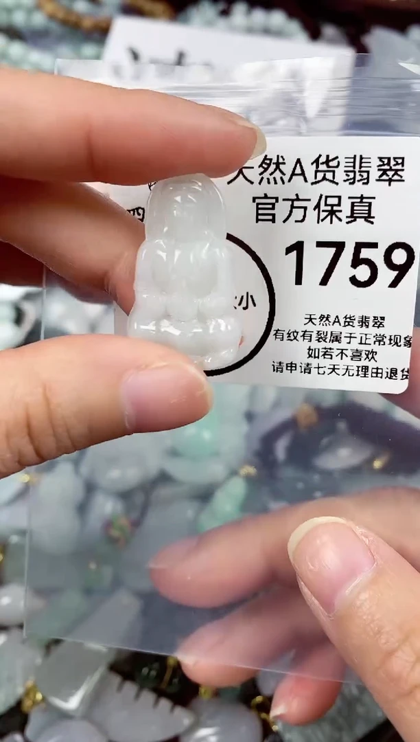 【闪购商品】翡翠颈饰未镶嵌天然A货翡翠1759